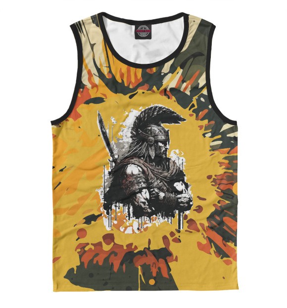 Майка для мальчика с изображением Ancient Warrior цвета Белый