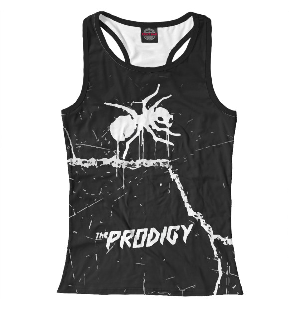 Женская майка-борцовка с изображением The Prodigy цвета Белый