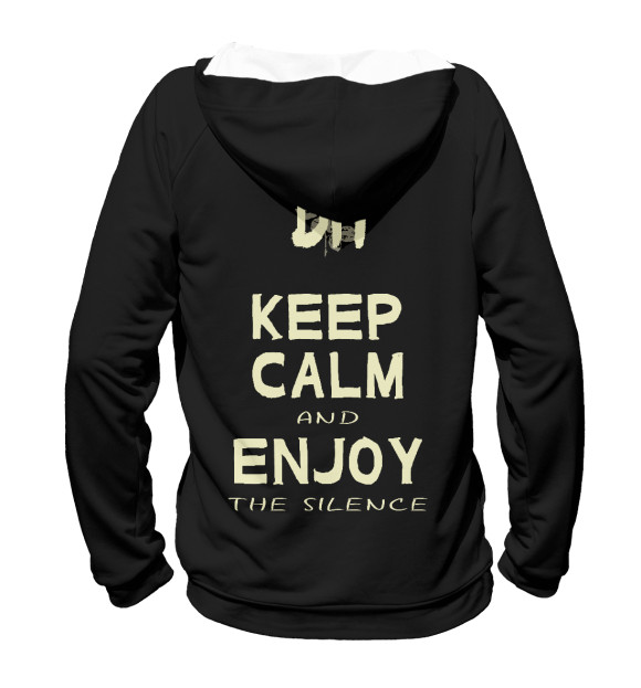 Женское худи с изображением Depeche Mode - Enjoy the Silence цвета Белый