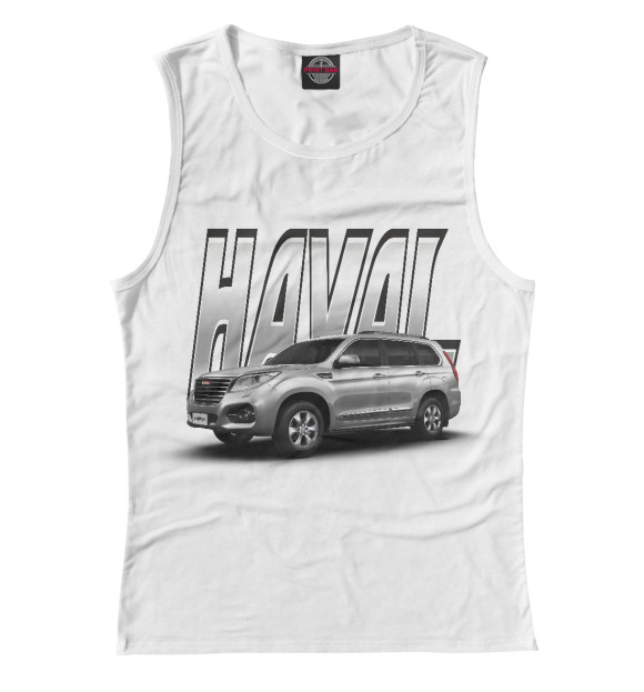 Майка для девочки с изображением Haval цвета Белый
