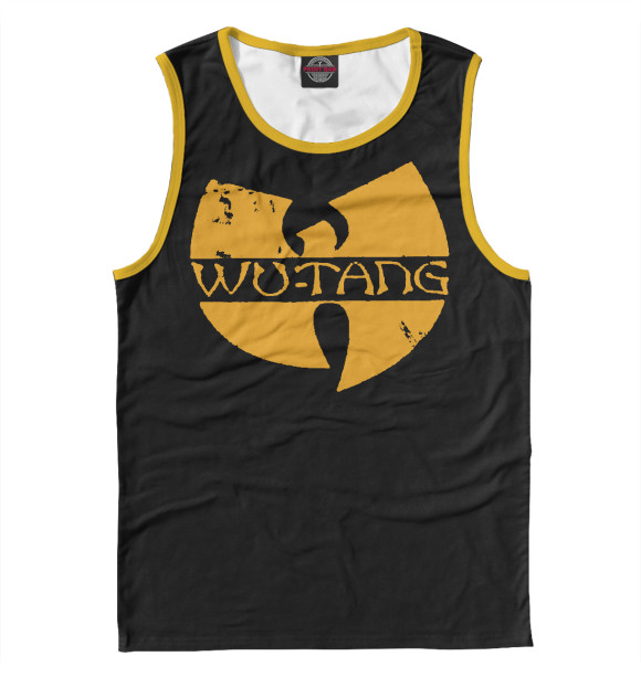 Майка для мальчика с притом Wu-Tang Clan (yellow) цвета Белый Майка для мальчика с изображением Wu-Tang Clan (yellow) цвета Белый