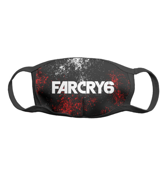 Маска тканевая с притом FARCRY6 цвета Белый Маска тканевая с изображением FARCRY6 цвета Белый