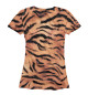 Женская футболка Рычащий тигр