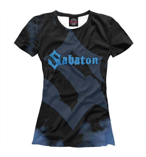 Футболка для девочек с изображением Sabaton цвета Белый
