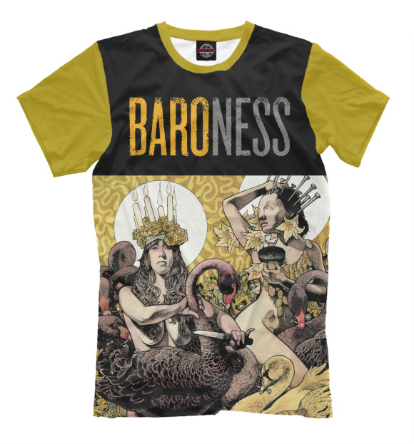 Футболка для мальчиков с изображением Baroness цвета Белый