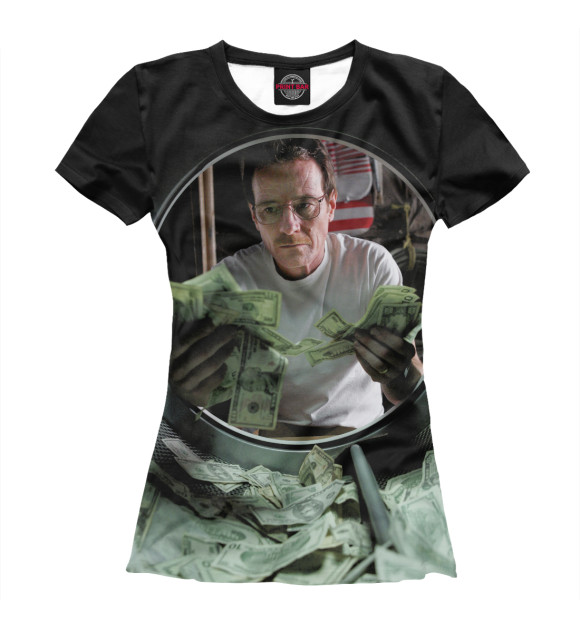 Футболка для девочек с изображением Breaking Bad цвета Белый