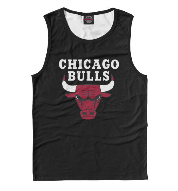 Майка для мальчика с изображением Chicago Bulls цвета Белый