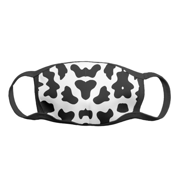 Маска тканевая с изображением Му-му цвета Белый