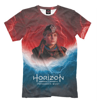 Мужская футболка Horizon Forbidden West Fire
