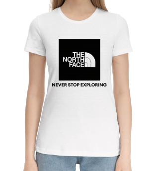 Хлопковая футболка для девочек The North Face