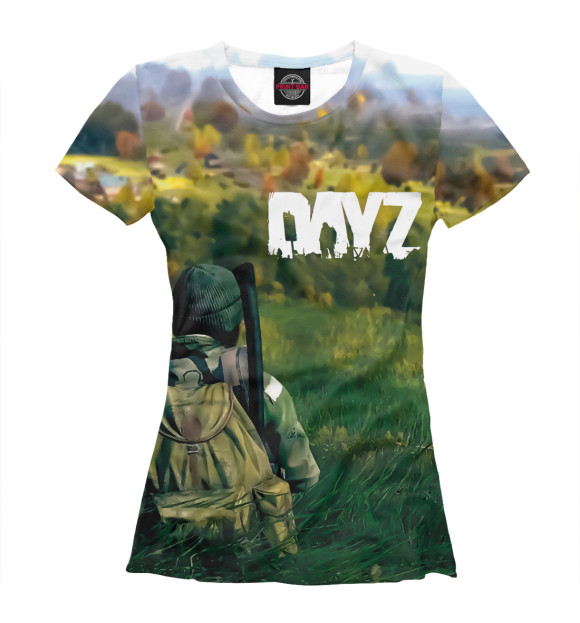 Женская футболка с изображением DayZ цвета Белый