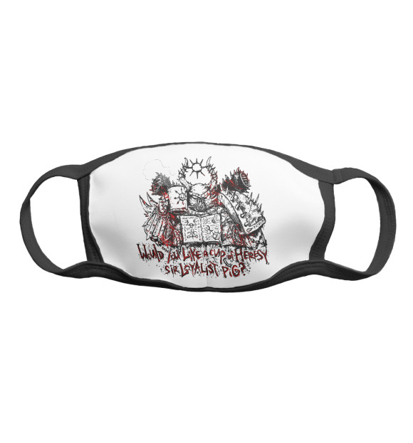 Маска тканевая с притом TFE цвета Белый Маска тканевая с изображением TFE цвета Белый