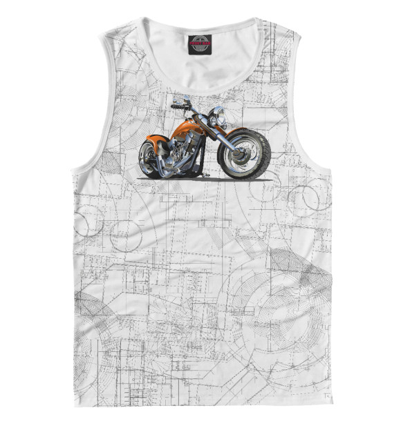 Майка для мальчика с изображением Artmoto цвета Белый