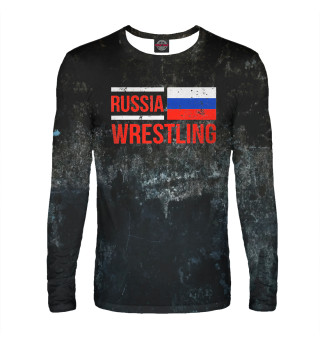 Мужской лонгслив Russia Wrestling