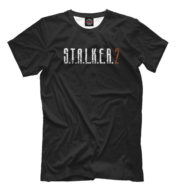 Футболка для мальчиков с изображением Stalker 2 цвета Белый