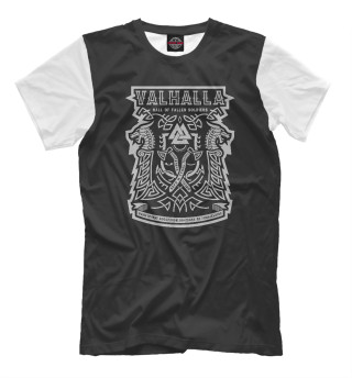 Мужская футболка Вальхалла - дворец павших воинов