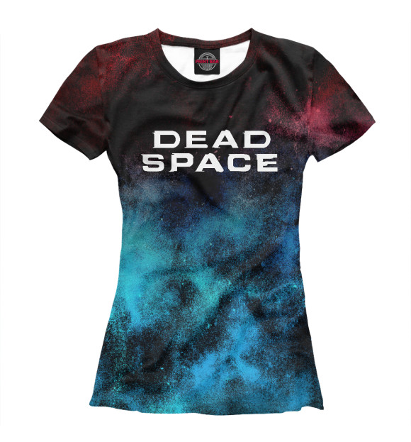 Женская футболка с изображением Dead Space | Мёртвый Космос цвета Белый