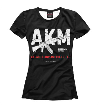 Женская футболка Автомат Калашникова (АКМ)