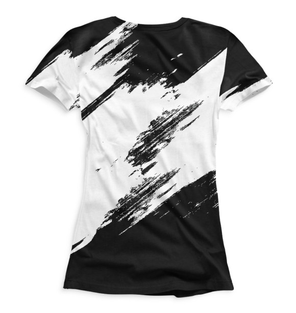 Женская футболка с изображением JDM цвета Белый