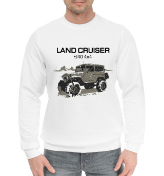 Мужской хлопковый свитшот Land Cruiser FJ40 4X4