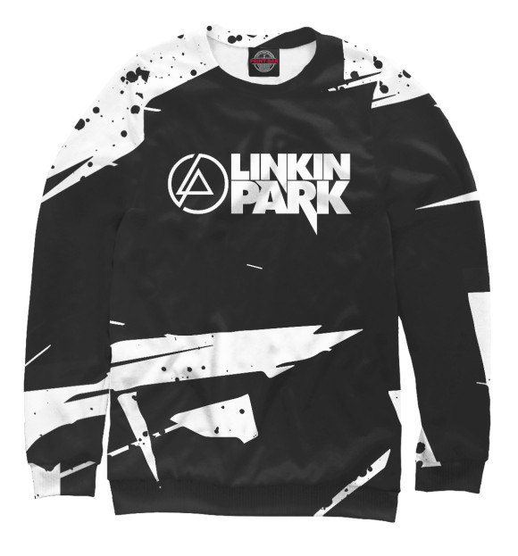 Свитшот для мальчиков с изображением Linkin Park цвета Белый