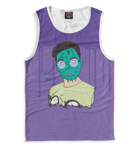 Майка для мальчика с изображением Милс Кел цвета Белый