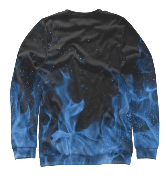 Женский свитшот с изображением Brawl Stars - Bull цвета Белый