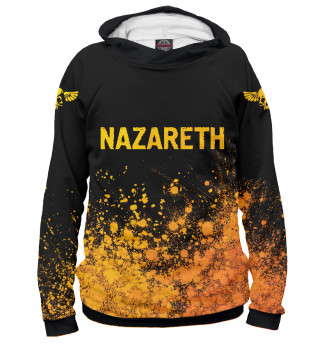 Женское худи Nazareth Gold Gradient (брызги)