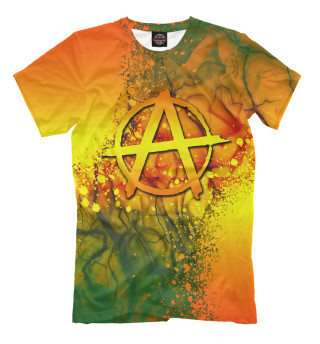Мужская футболка Анархия | Anarchy Flame