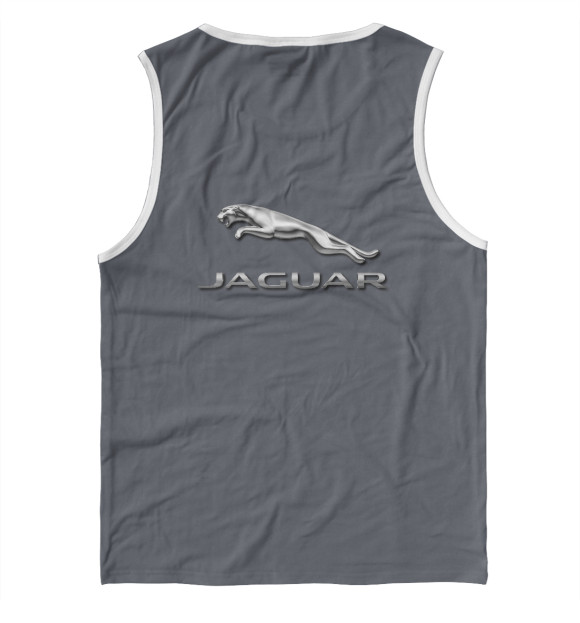 Майка для мальчика с изображением Jaguar цвета Белый