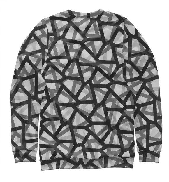 Свитшот для девочек с изображением Empty Gray цвета Белый