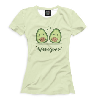 Женская футболка Авокадики