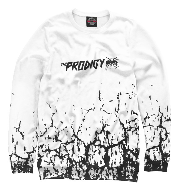 Свитшот для девочек с изображением The Prodigy цвета Белый