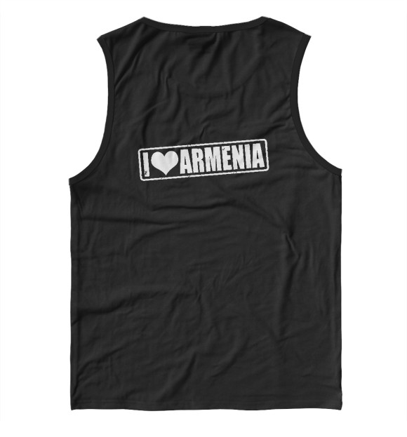 Майка для мальчика с изображением Armenia цвета Белый