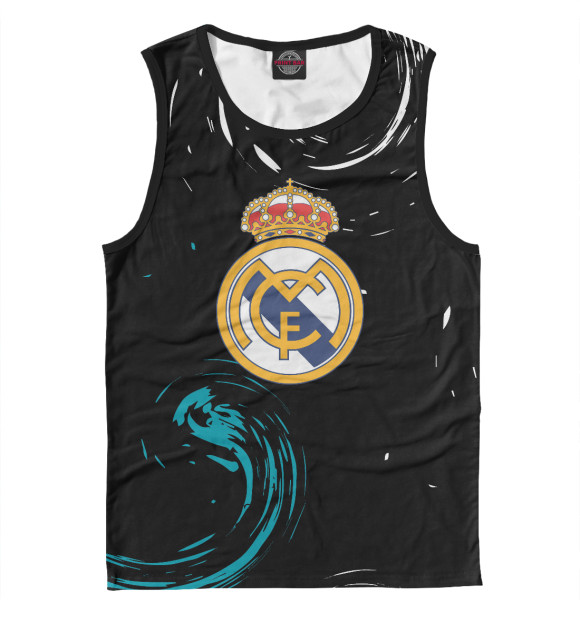 Майка для мальчика с изображением Real Madrid цвета Белый