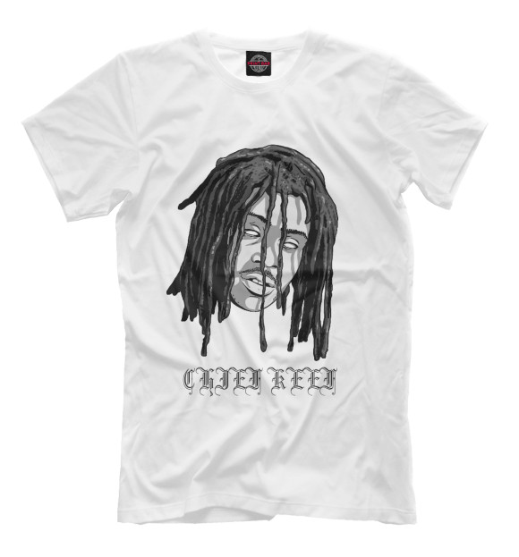 Футболка для мальчиков с изображением CHIEF KEEF цвета Белый