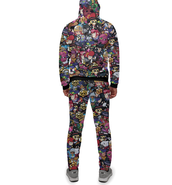 Мужской спортивный костюм с изображением Brawl Stars цвета Белый