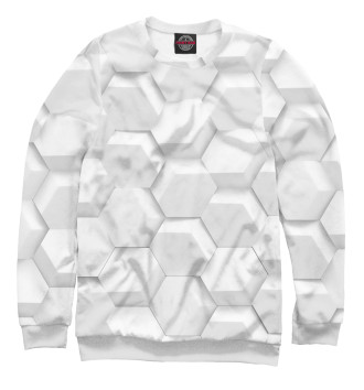 Мужской Свитшот 3D White
