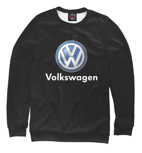 Женский свитшот с изображением Volkswagen цвета Белый