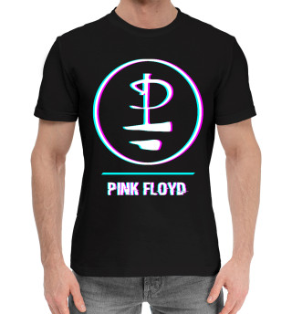 Хлопковая футболка для мальчиков Pink Floyd Glitch Rock Logo