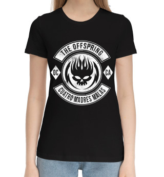 Хлопковая футболка для девочек Offspring