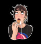 Женская футболка Ahegao Queen