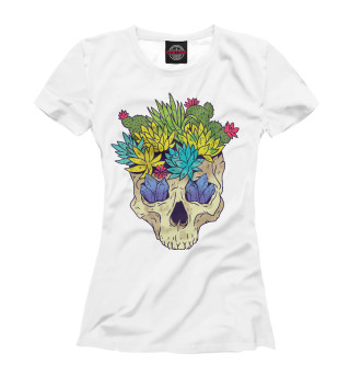 Женская футболка Кристаллы и кактусы