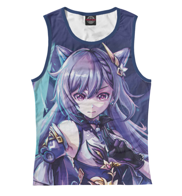 Майка для девочки с изображением Keqing - Genshin Impact цвета Белый