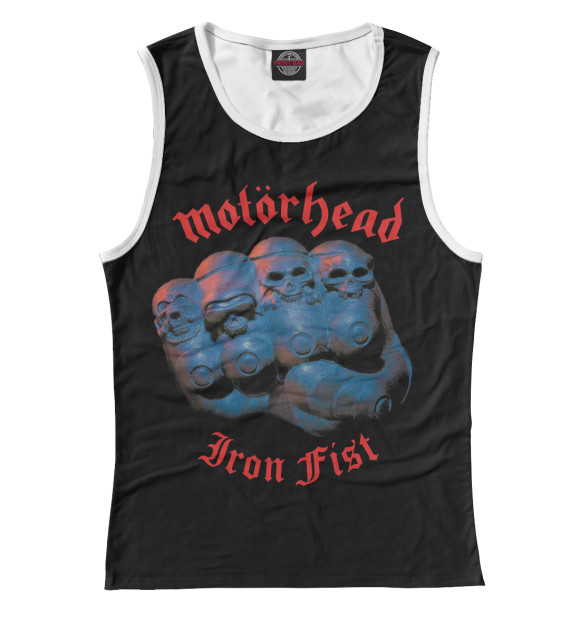 Женская майка с изображением Motorhead цвета Белый