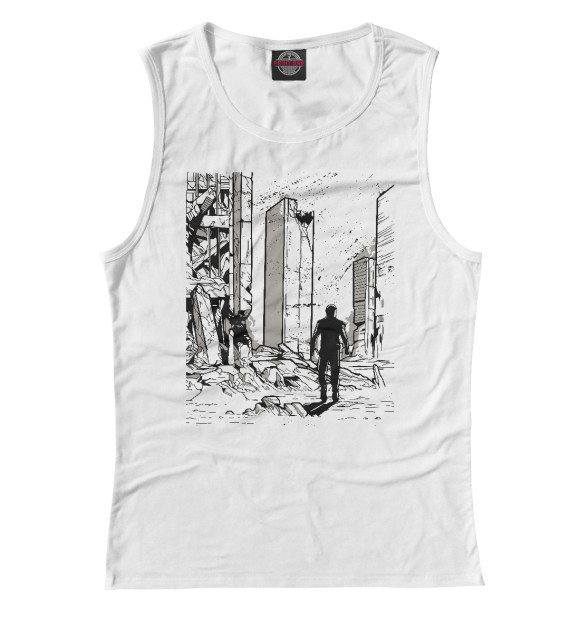 Майка для девочки с изображением Апокалипсис цвета Белый