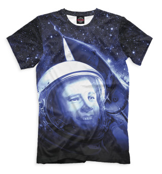 Мужская футболка Космонавт Гагарин
