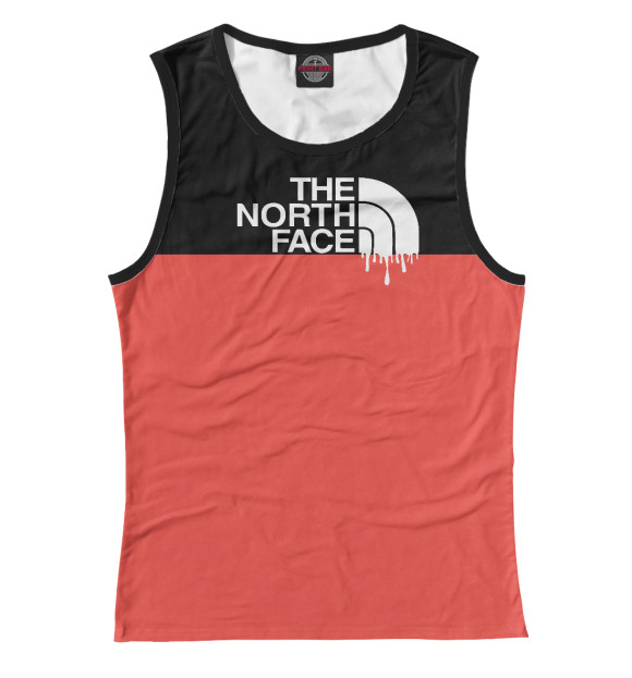 Женская майка с изображением The North Face цвета Белый