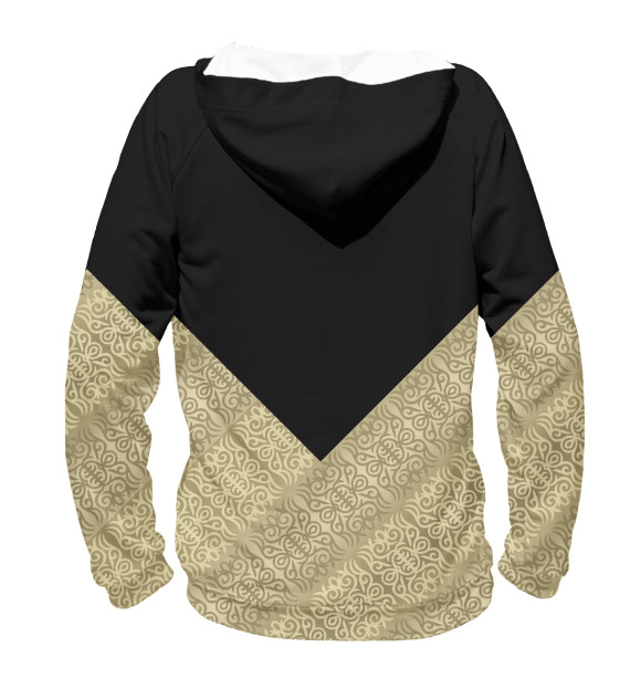 Мужское худи с изображением Киргизия цвета Белый