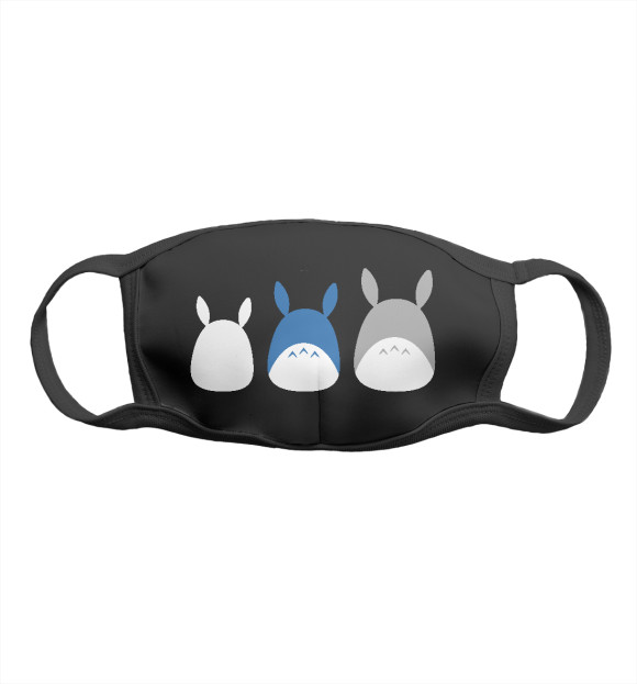 Маска тканевая с изображением Тоторики цвета Белый